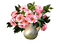 vase with pink flowers - png grátis Gif Animado