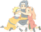sakura,naruto et sasuke - Free PNG Animated GIF