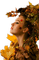 femme autumn - PNG gratuit GIF animé