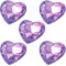 Kaz_Creations Purple Gem Hearts - nemokama png animuotas GIF