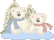 Winter Polar Bears - Δωρεάν κινούμενο GIF κινούμενο GIF