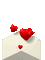 Envelope And Hearts - Darmowy animowany GIF animowany gif