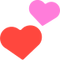 mozilla two hearts emoji - Free PNG Animated GIF