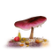 autumn deco mushroom fruit flowers kikkapink - 免费PNG 动画 GIF