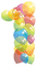 Kaz_Creations Numbers Number 1 Balloons - безплатен png анимиран GIF
