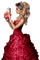 woman in red by nataliplus - ücretsiz png animasyonlu GIF