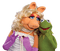the muppet show kermit miss piggy - бесплатно png анимированный гифка