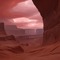 Red Canyon and Red Clouds - zadarmo png animovaný GIF
