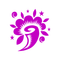 deco violet purple laurachan - zdarma png animovaný GIF