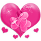 Heart Pink Love - Bogusia - δωρεάν png κινούμενο GIF