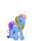 Rainbow Dash - Darmowy animowany GIF