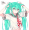 Miku Hatsune || Vocaloid {43951269} - Bezmaksas animēts GIF