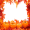 frame autumn orange kikkapink pumpkins - 免费PNG 动画 GIF