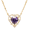 purple heart necklace - Бесплатный анимированный гифка анимированный гифка