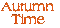 Kaz_Creations Animated Text Autumn Time - Безплатен анимиран GIF анимиран GIF
