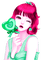Enakei.Green.Pink - By KittyKatLuv65 - Free PNG Animated GIF