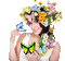 Butterfly Woman - 無料のアニメーション GIF アニメーションGIF