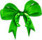 soave patrick st deco bow green - zadarmo png animovaný GIF