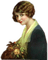 Vintage Woman - δωρεάν png κινούμενο GIF