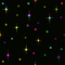 Colourful stars pattern