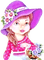 Pretty Spring girl - Free PNG Animated GIF