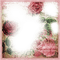 frame cadre rahmen tube spring vintage rose flower fleur pink overlay fond background - PNG gratuit GIF animé