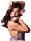 woman with flowers bp - 免费PNG 动画 GIF