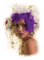 woman purple hair bp - png grátis Gif Animado