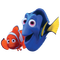 GIANNIS_TOUROUNTZAN - (finding nemo) Nemo-Dory - PNG gratuit GIF animé