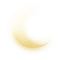Gold Moon - PNG gratuit GIF animé