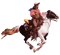 cowgirl horse - darmowe png animowany gif
