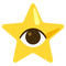 Emoji kitchen star eye - png gratuito GIF animata