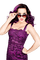 Kaz_Creations Woman Femme Purple Katy Perry Music Singer Glasses - PNG gratuit GIF animé