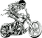 MMarcia tube motocicleta caveira black - Free PNG Animated GIF