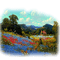loly33 paysage printemps - zadarmo png animovaný GIF