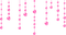 Hanging Pearls.Pink - zadarmo png animovaný GIF