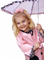 Kaz_Creations Baby Enfant Child Girl Umbrella - PNG gratuit GIF animé