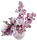 Bouquet fleurs mauves - Animovaný GIF zadarmo