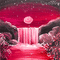 soave background animated  waterfall night pink - Ücretsiz animasyonlu GIF animasyonlu GIF