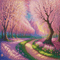 springtimes background spring pink - gratis png animeret GIF