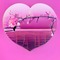 Pink Synthwave Background - png gratuito GIF animata