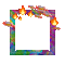 Small Rainbow Frame - Free animated GIF Animated GIF