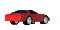 Rotating red car gif animated - Ingyenes animált GIF animált GIF