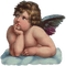 baby angel vintage dolceluna - nemokama png animuotas GIF