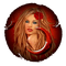 mujer rojo by EstrellaCristal - png gratis GIF animado