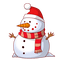 Kaz_Creations Snowman Snowmen - bezmaksas png animēts GIF