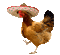 Mexican rooster - Bezmaksas animēts GIF animēts GIF