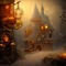 kikkapink winter background steampunk christmas - png gratis GIF animado