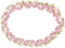 Oval.Frame.Pink.Flowers.spring.Victoriabea - GIF animate gratis