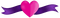 Kaz_Creations Love Banner Heart Deco Colours - PNG gratuit GIF animé
